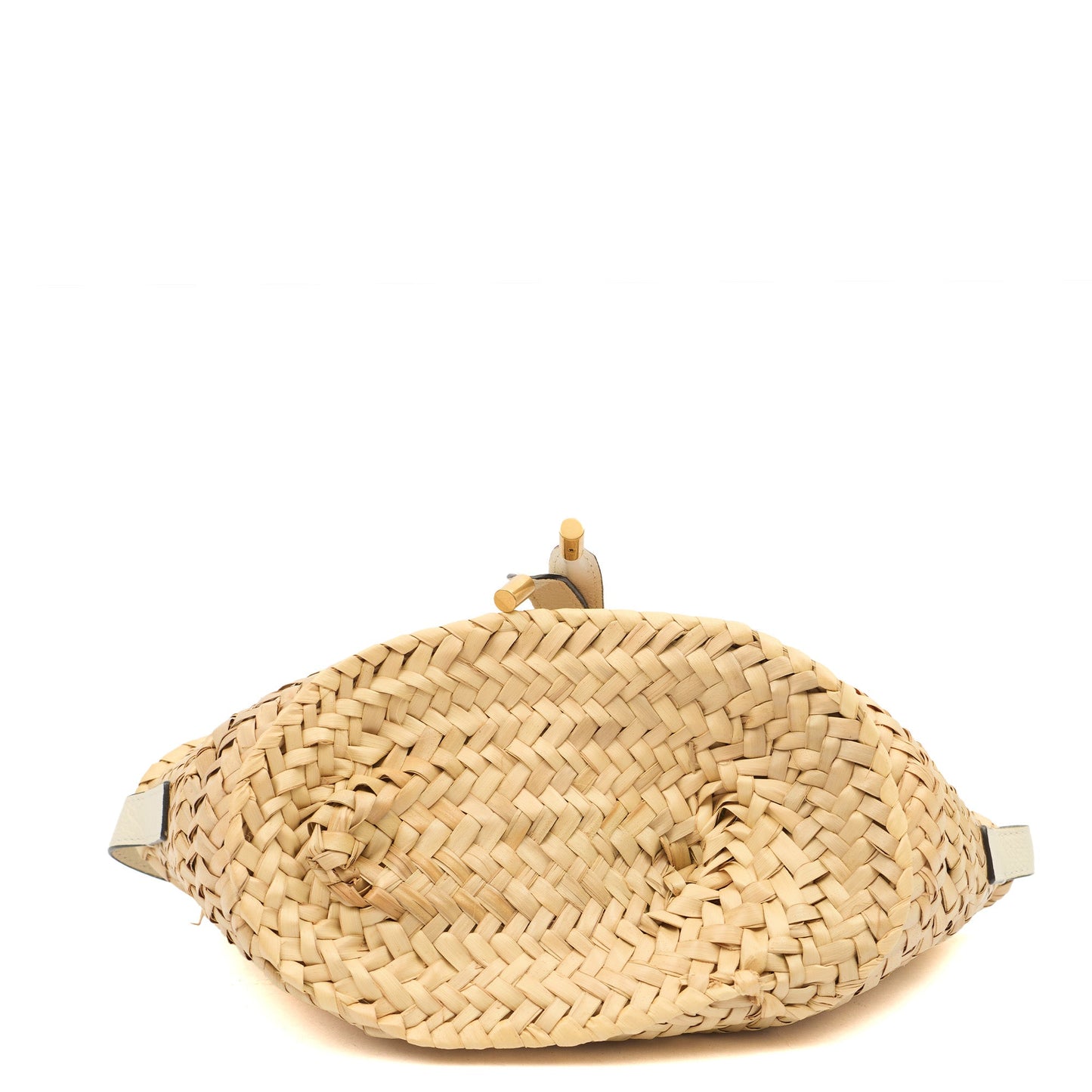 Chloe Tote Marcie Basket Bag- Mini in Neutral, Other — Top View