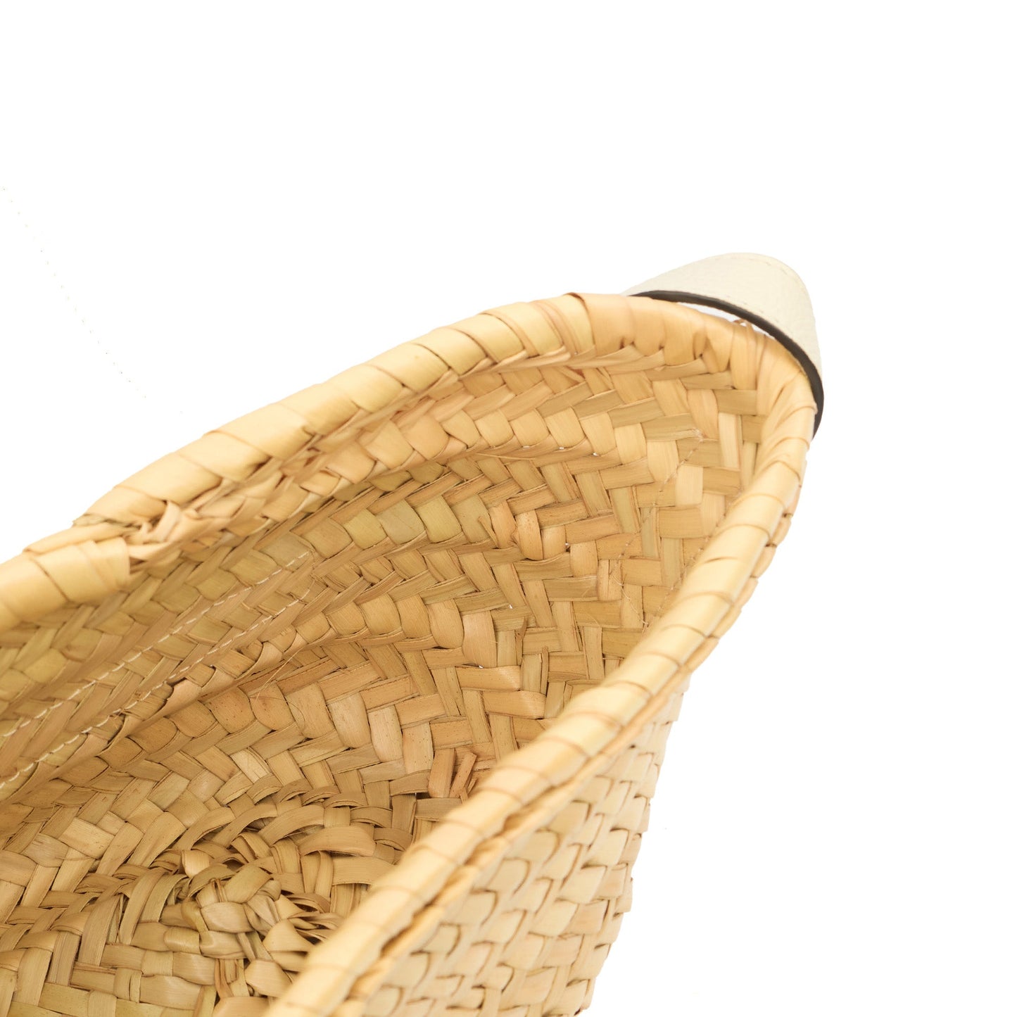 Chloe Tote Marcie Basket Bag- Mini in Neutral, Other — Detail View