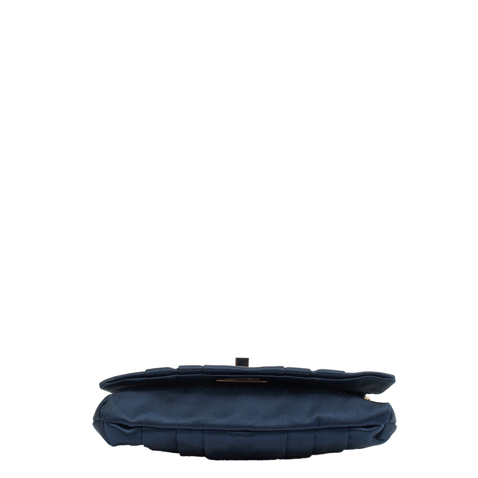 Anya Hindmarch Shoulder Bag Shoulder Bag in Navy, Fabric — Detail View