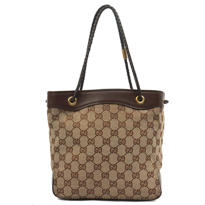 Gucci Tote in GG Supreme, Fabric — Top View