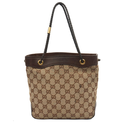 Gucci Tote in GG Supreme, Fabric — Front View