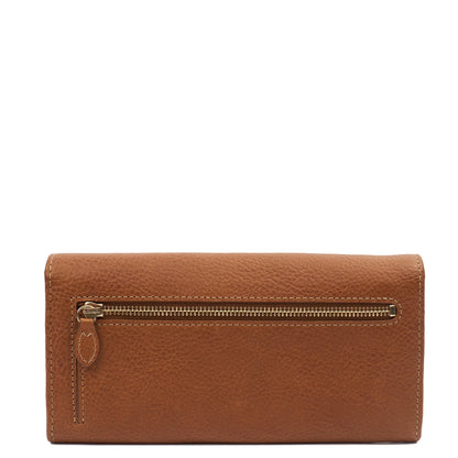Mulberry Purse Wallet in Oak, Leather — Top View