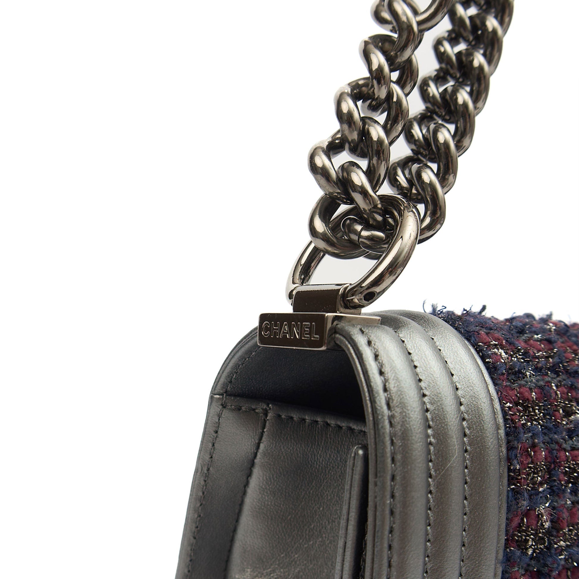 Chanel Shoulder Bag Boy - Medium in Multi, Fabric — Alternate View 7