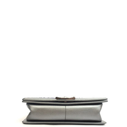Chanel Shoulder Bag Boy - Medium in Multi, Fabric — Alternate View 9