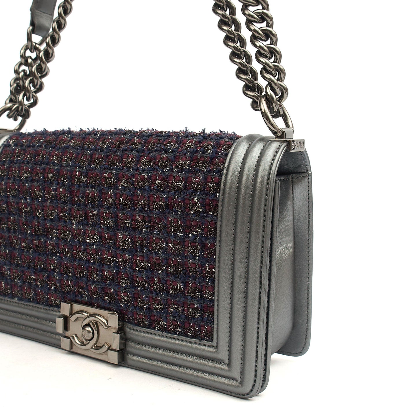 Chanel Shoulder Bag Boy - Medium in Multi, Fabric — Alternate View 8