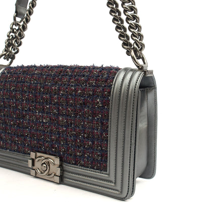 Chanel Shoulder Bag Boy - Medium in Multi, Fabric — Alternate View 8