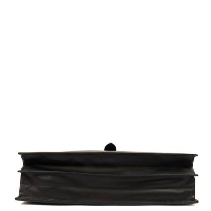 Hermes Sac a Depeches Briefcase in Black, Evercolour — Alternate View 32