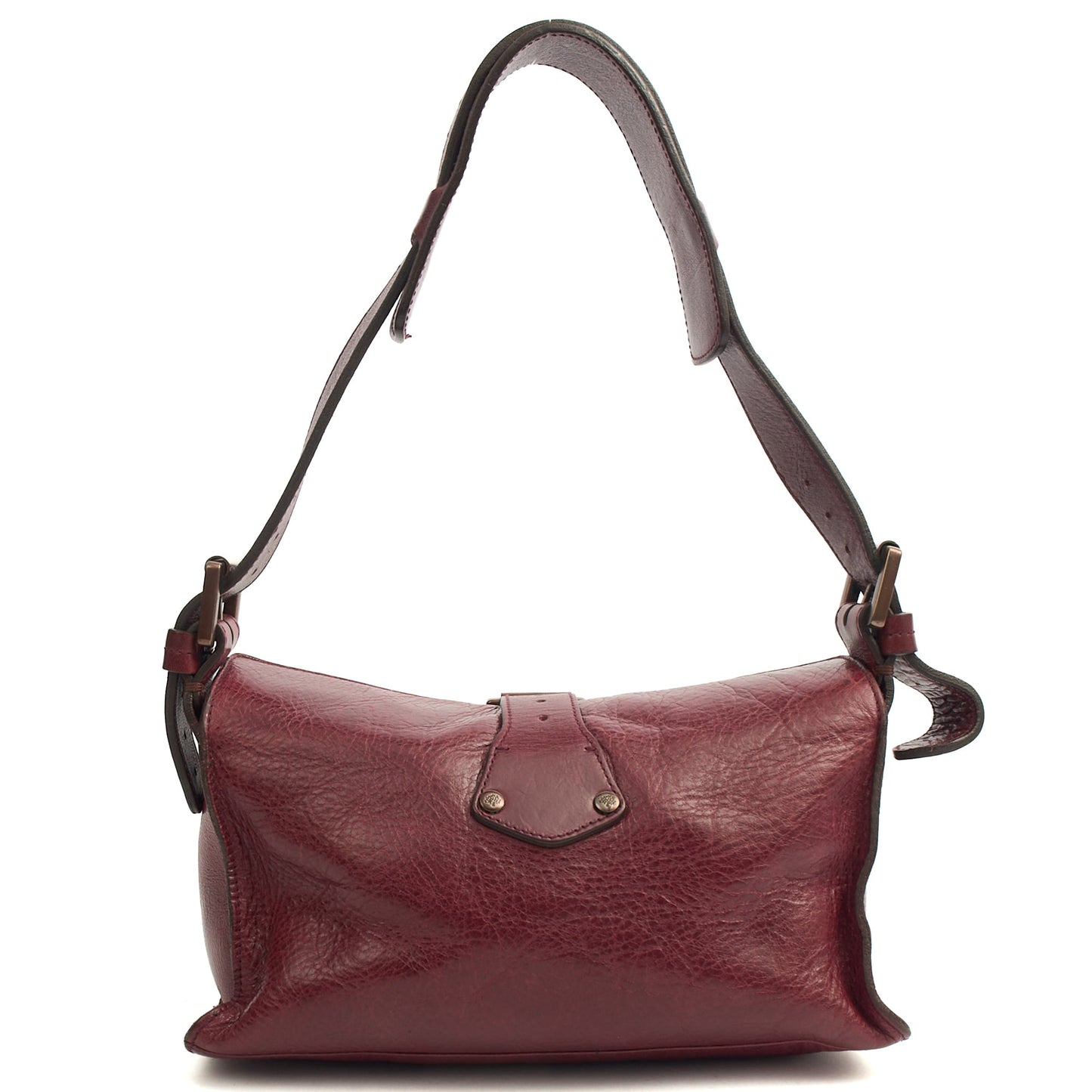 Mulberry Shoulder Bag Blenheim in Red, Calfskin Leather — Back View