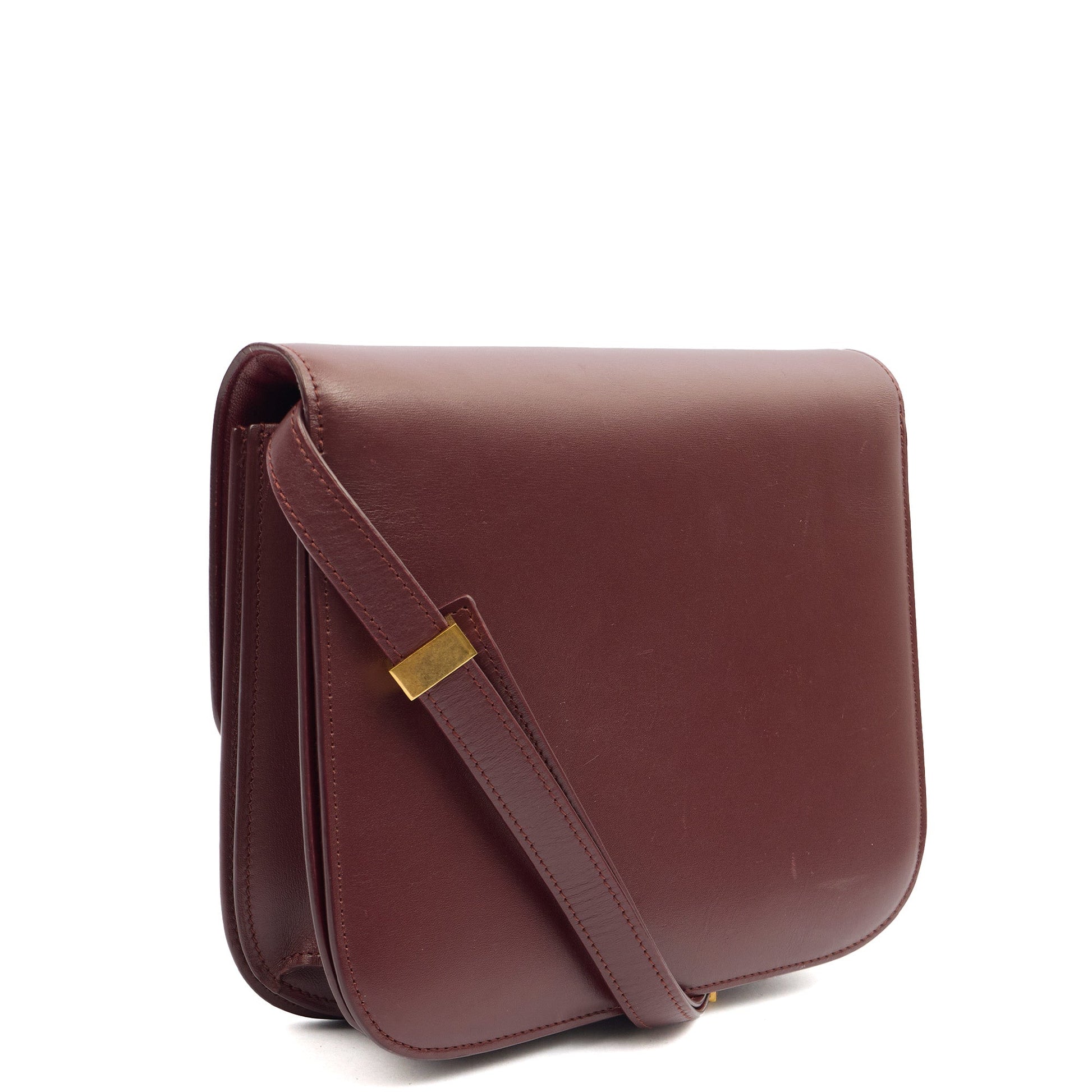 Celine Shoulder Bag Box Bag - Teen in Red, Leather — Alternate View 8