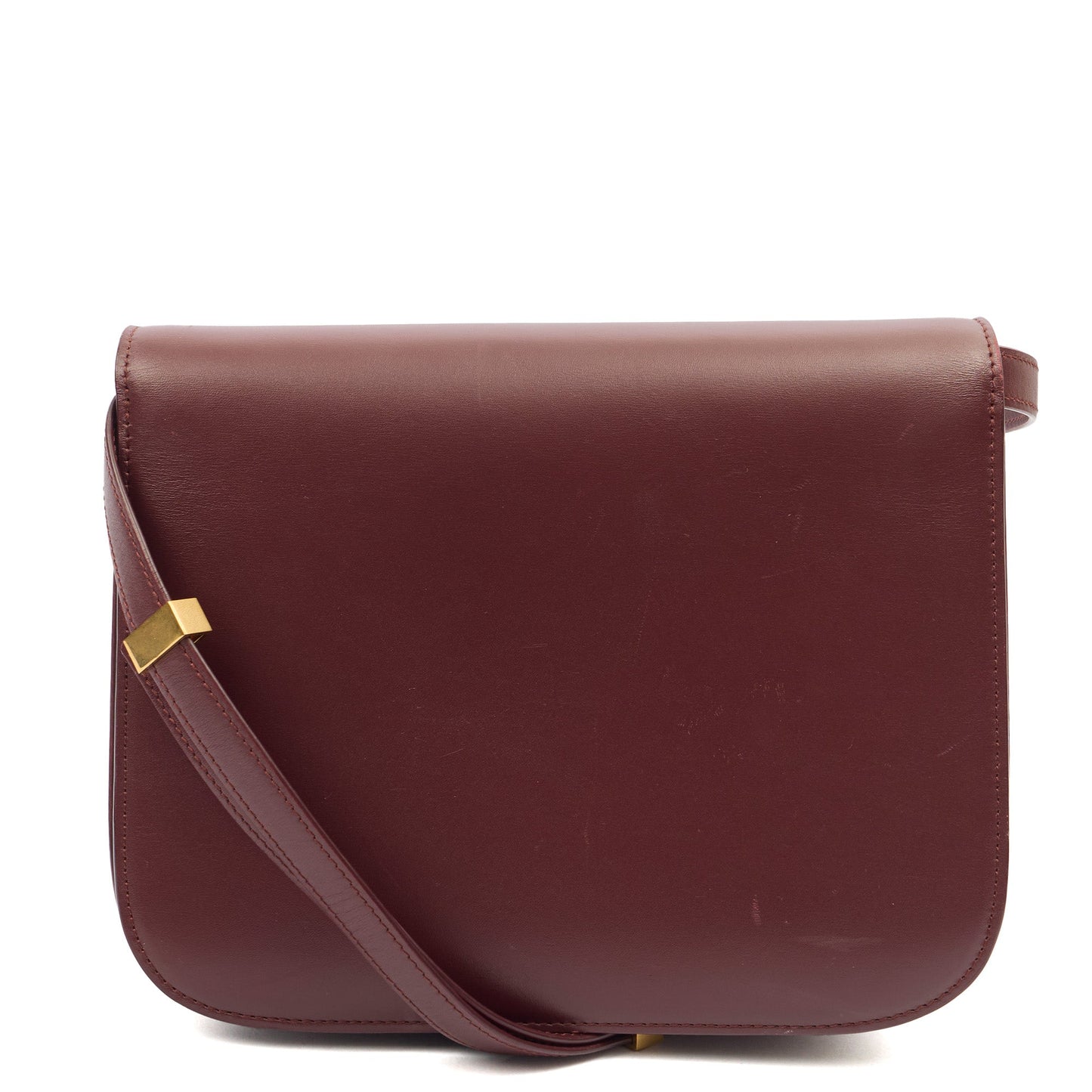 Celine Shoulder Bag Box Bag - Teen in Red, Leather — Alternate View 15