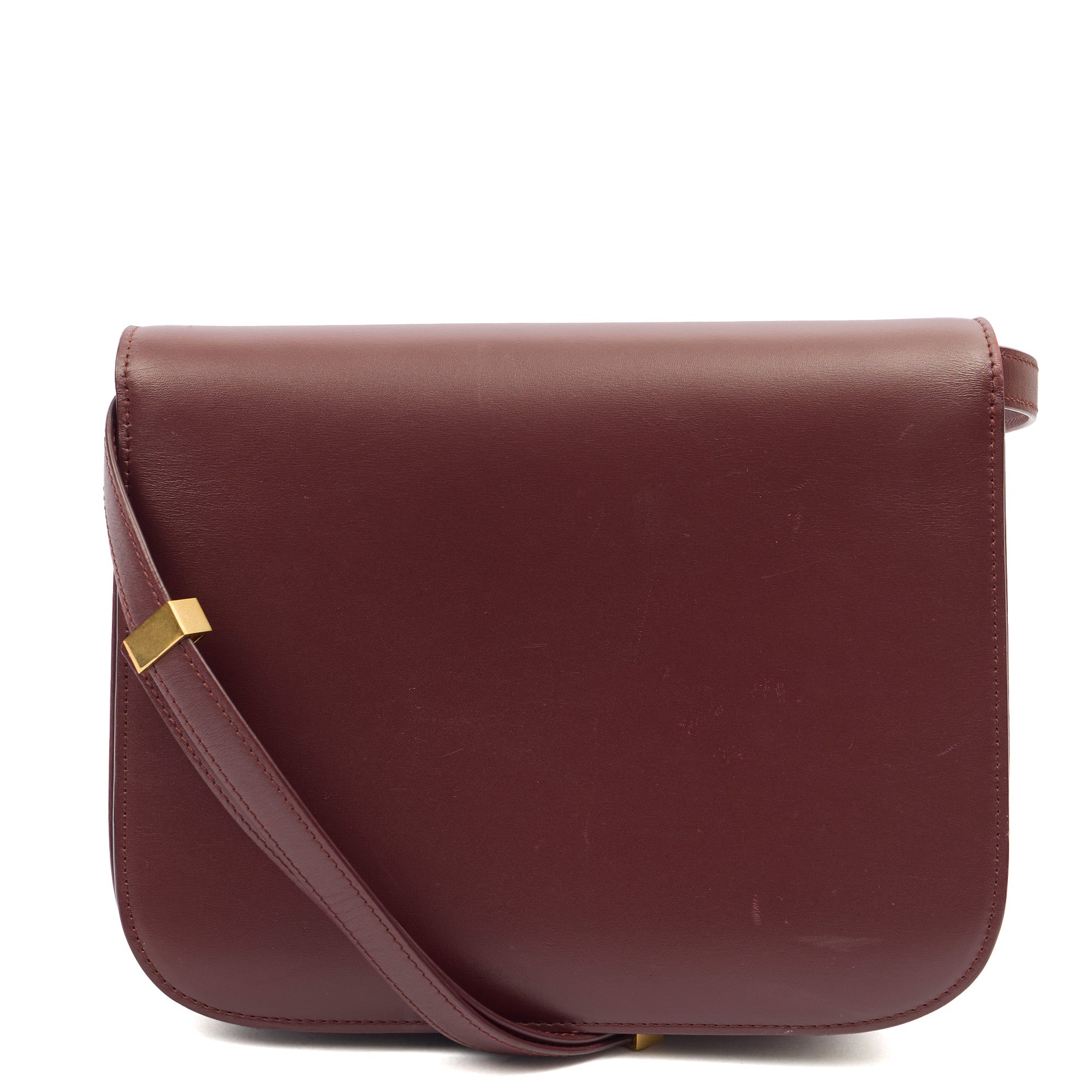 Celine Shoulder Bag Box Bag - Teen in Red, Leather — Alternate View 15