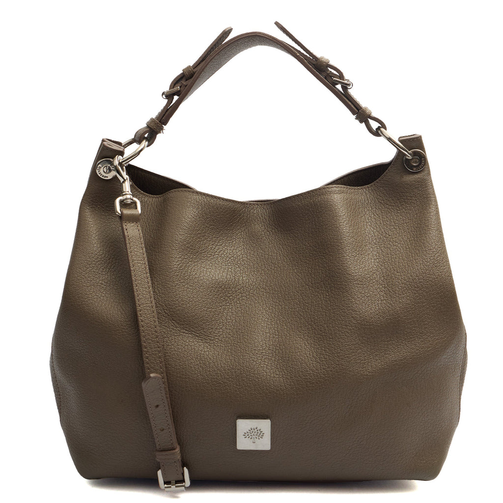 Mulberry Shoulder Bag Freya in Clay, Calfskin Leather — Front View