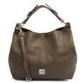 Mulberry Shoulder Bag Freya in Clay, Calfskin Leather — Front View