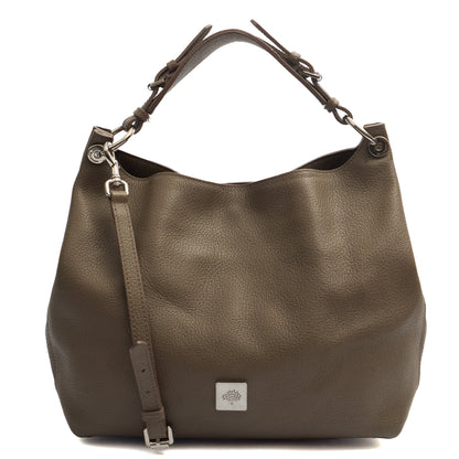 Mulberry Shoulder Bag Freya in Clay, Calfskin Leather — Front View