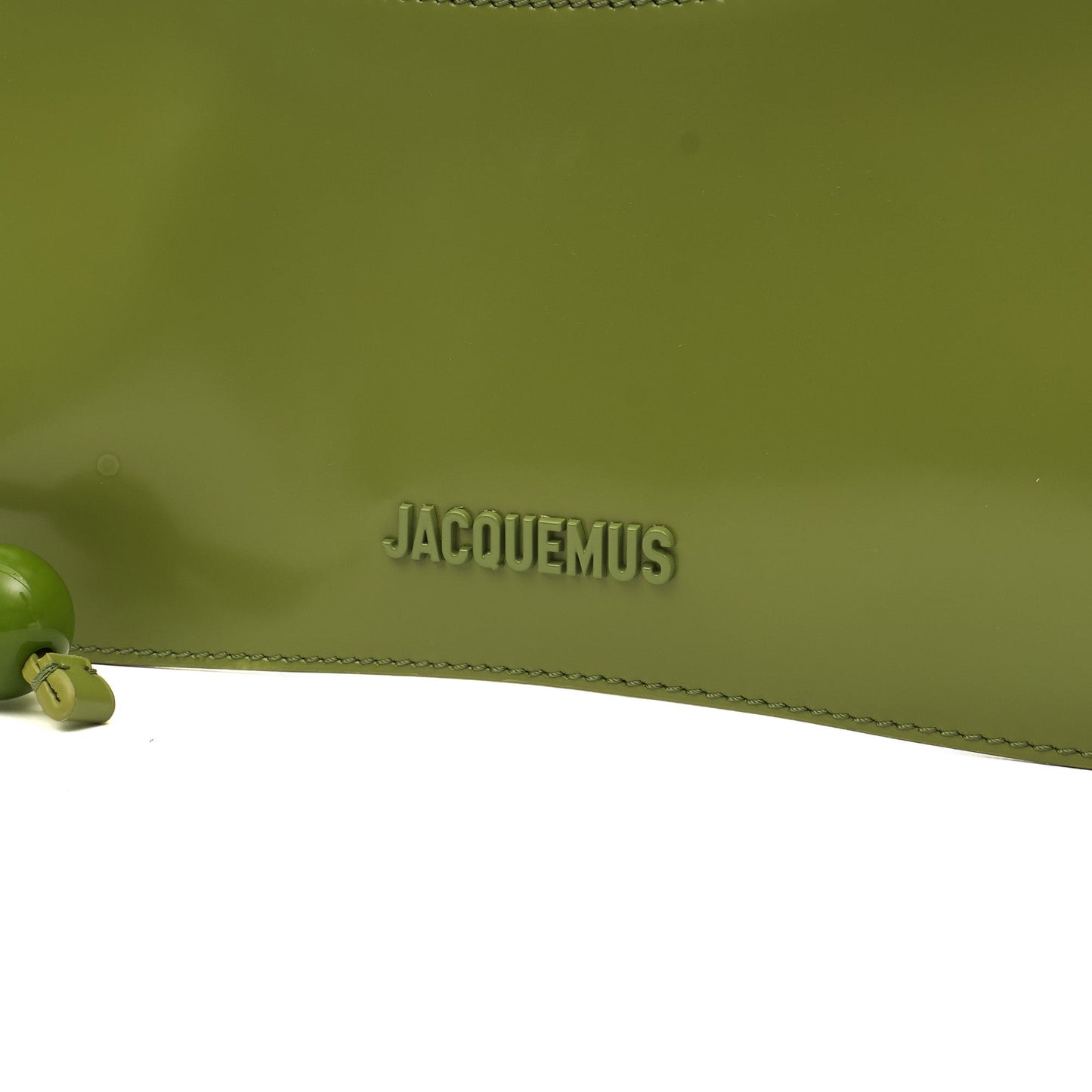 Jacquemus Shoulder Bag Le Bisou Ceinture in Green, Leather — Alternate View 9