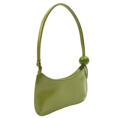 Jacquemus Shoulder Bag Le Bisou Ceinture in Green, Leather — Alternate View 10