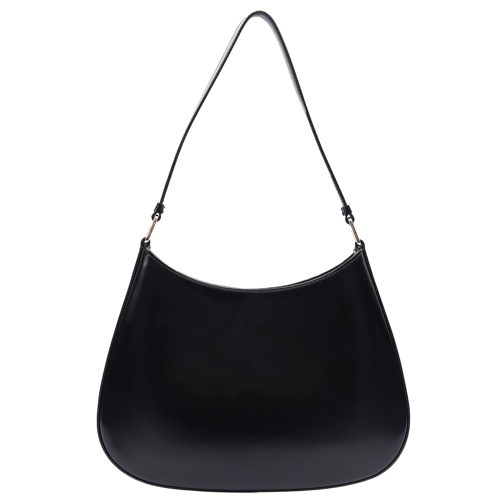 Prada Cross Body Cleo Shoulder Bag in Black, Patent Leather — Alternate View 15