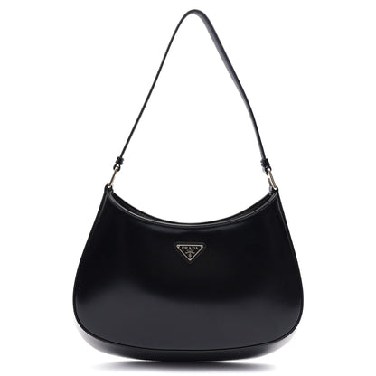 Prada Cross Body Cleo Shoulder Bag in Black, Patent Leather — Alternate View 7