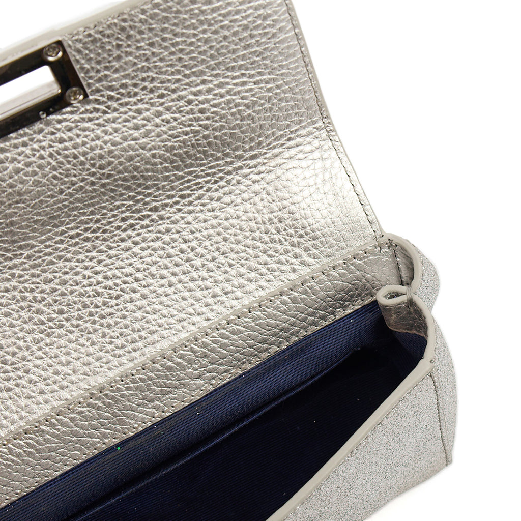 Aspinal of London Shoulder Bag Lottie Micro in Metallic, Leather — Alternate View 7
