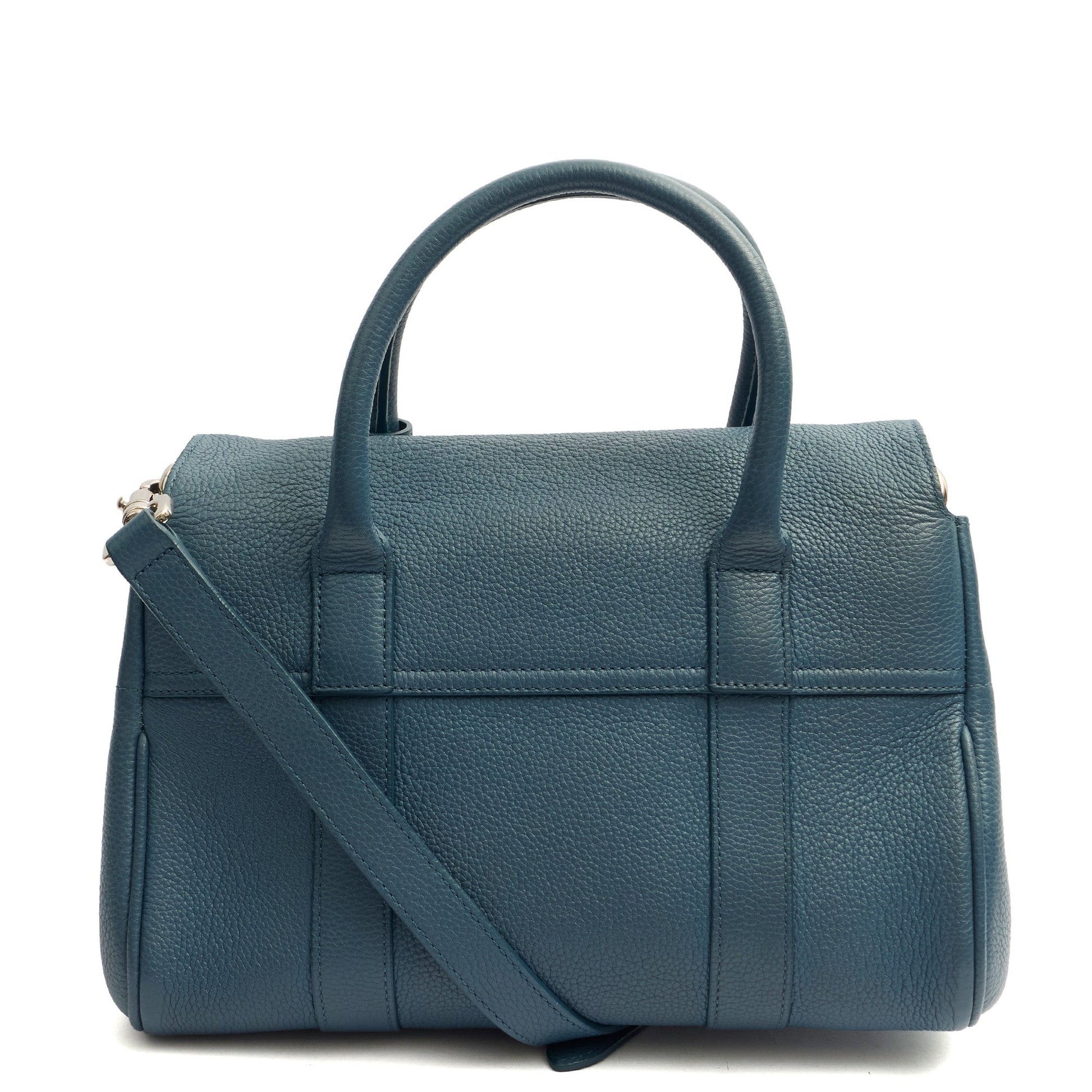Mulberry Cross Body Bayswater with Strap- Small in Steel Blue, Leather — Alternate View 15