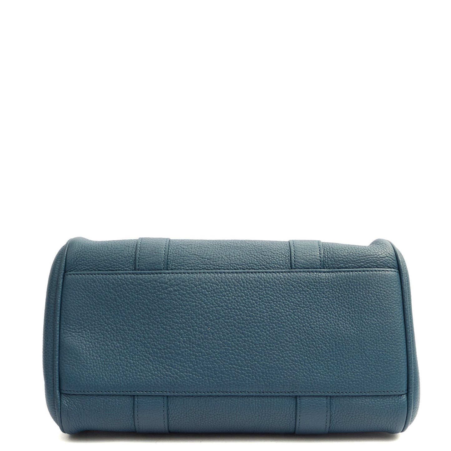Mulberry Cross Body Bayswater with Strap- Small in Steel Blue, Leather — Top View