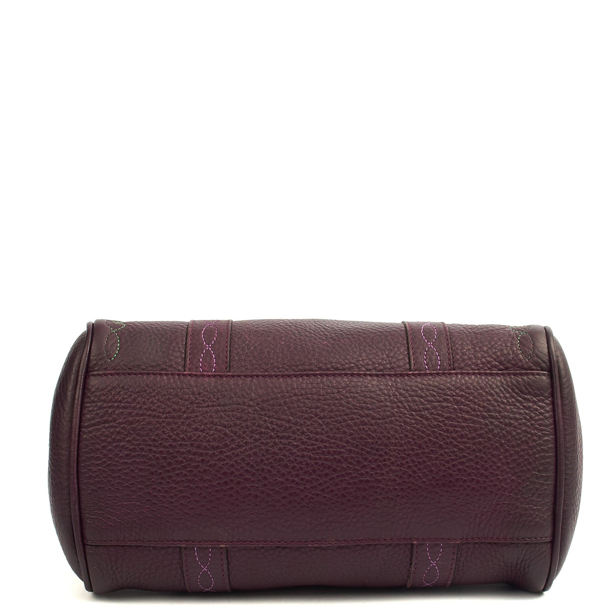 Mulberry Top Handle Bayswater- Small in Burgundy, Calfskin Leather — Alternate View 13