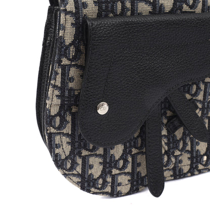 Christian Dior Cross Body Homme - Saddle Bag in Blue, Fabric — Alternate View 19
