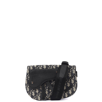 Christian Dior Cross Body Homme - Saddle Bag in Blue, Fabric — Alternate View 8