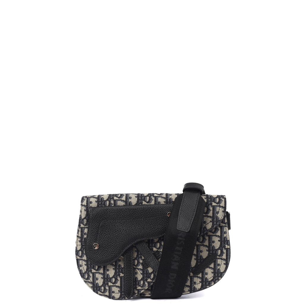 Christian Dior Cross Body Homme - Saddle Bag in Blue, Fabric — Alternate View 15