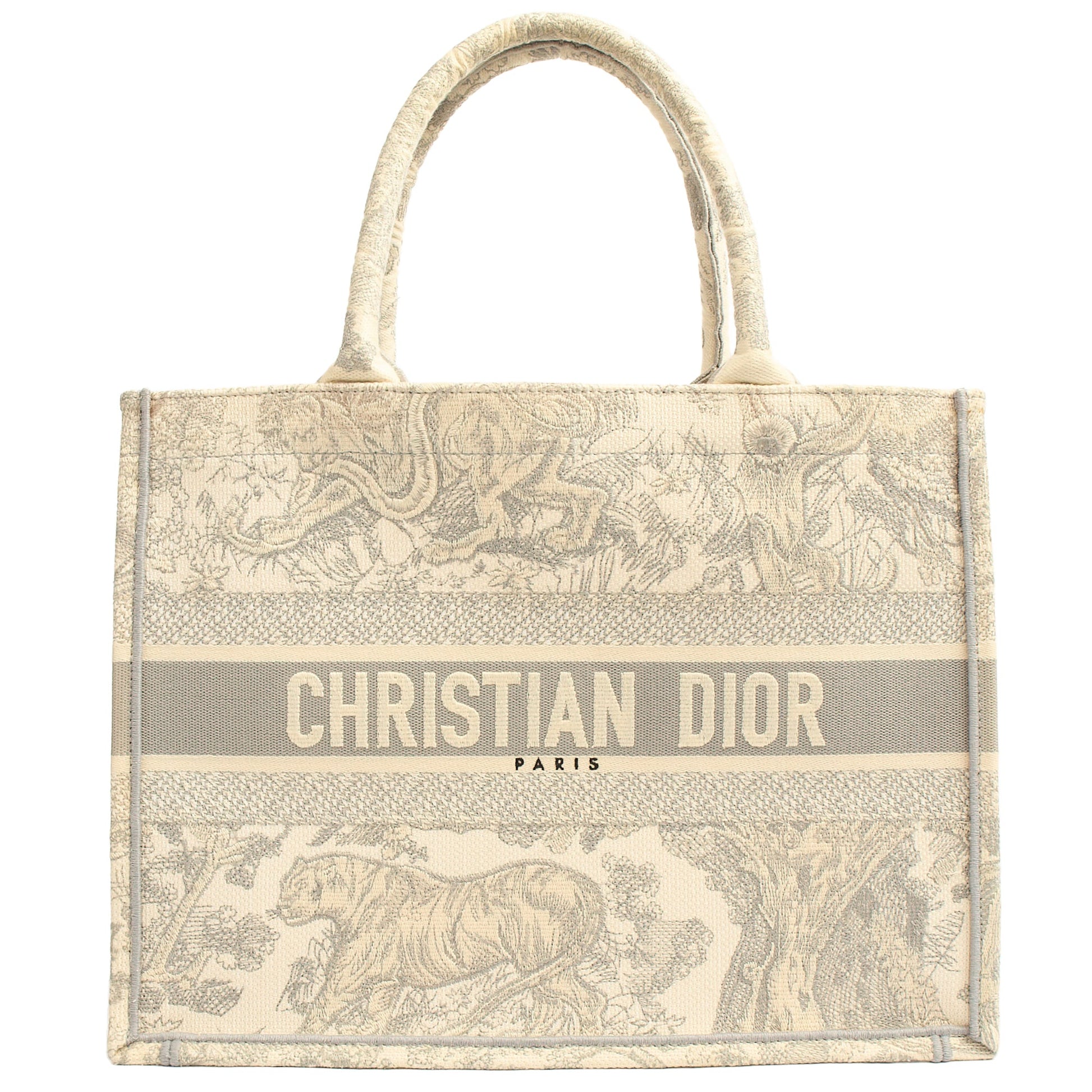 Christian Dior Tote Book Tote - Small in Blue, Dior Oblique Embroidery — Alternate View 8