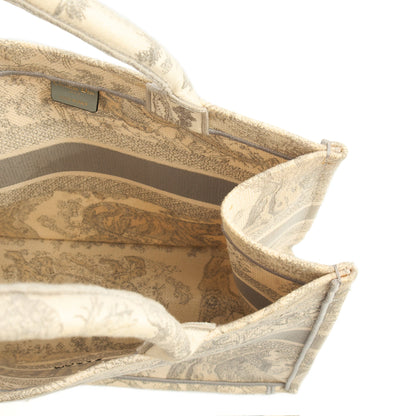 Christian Dior Tote Book Tote - Small in Blue, Dior Oblique Embroidery — Alternate View 7