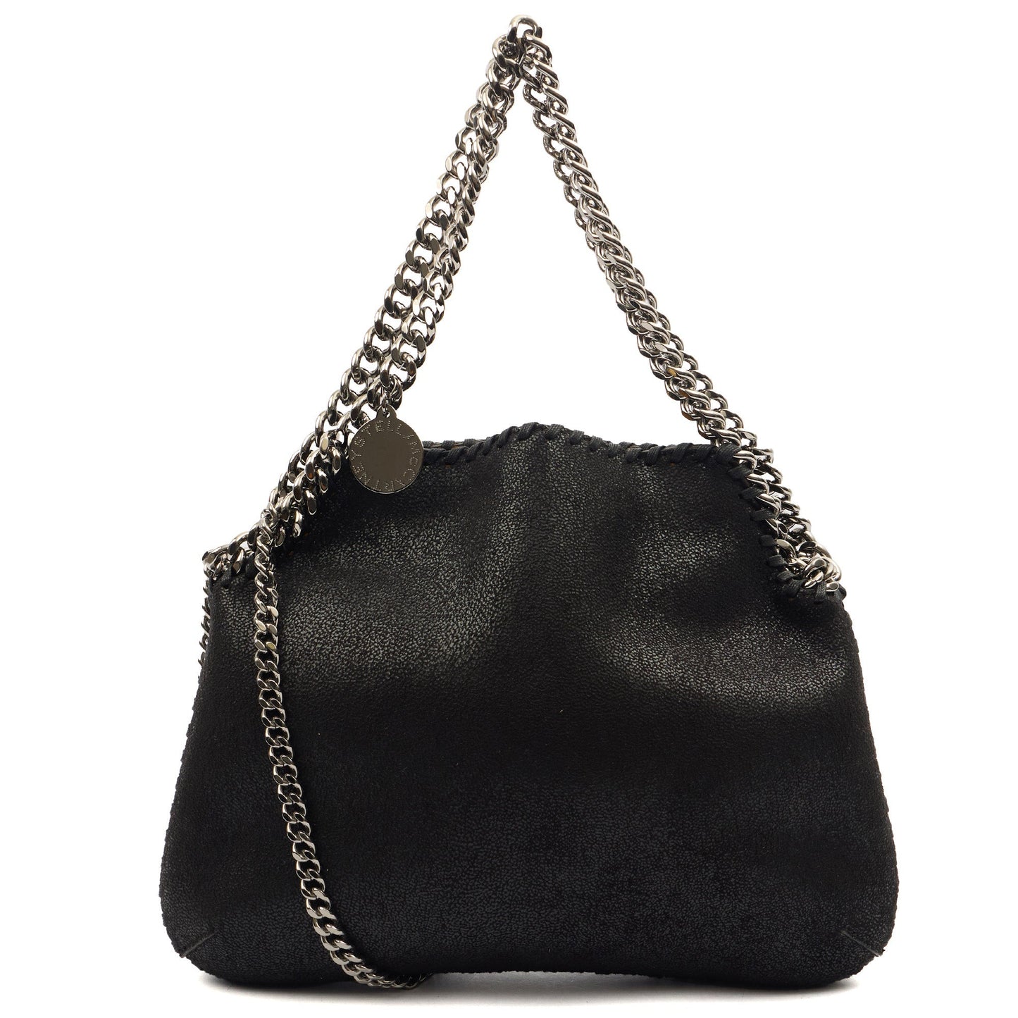 Stella McCartney Tote Falabella Tote in Black, Velvet — Alternate View 7