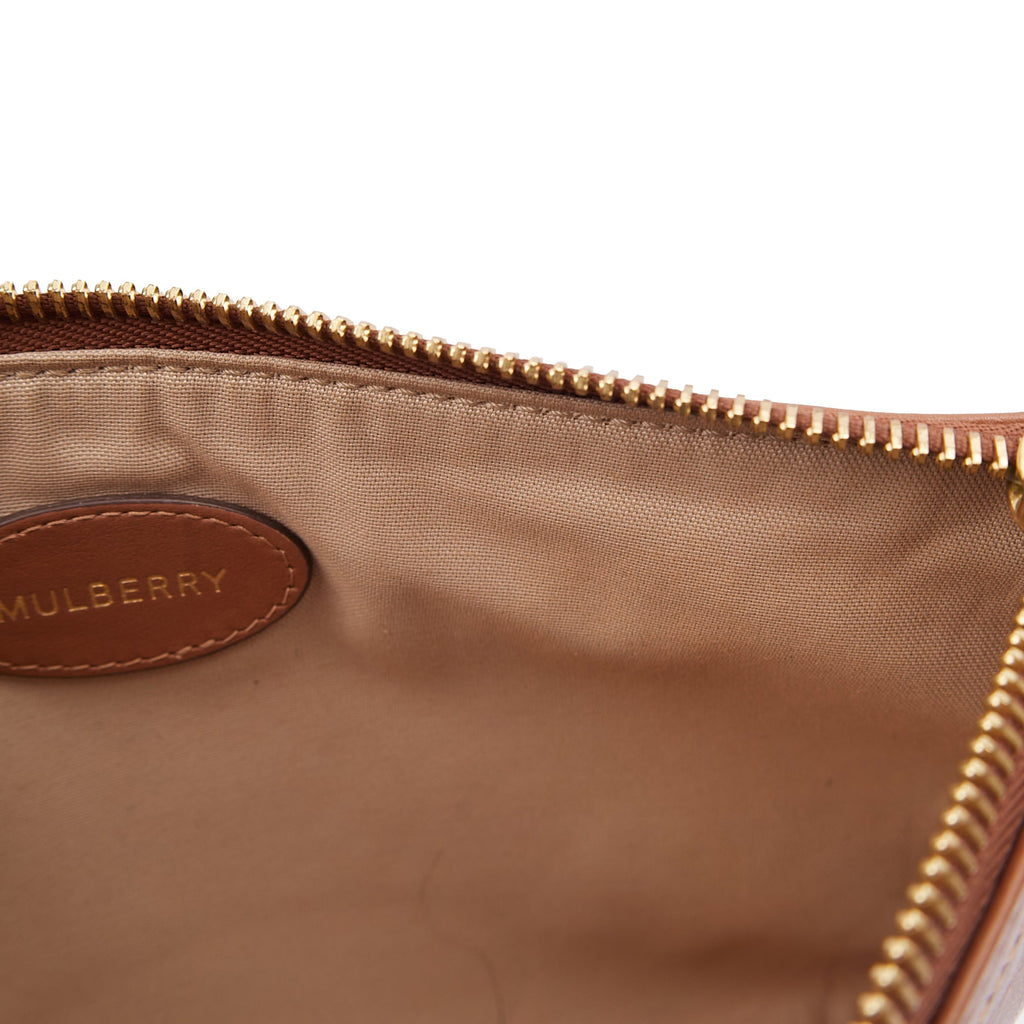 Mulberry Clutch Clutch in Oak, Leather — Detail View