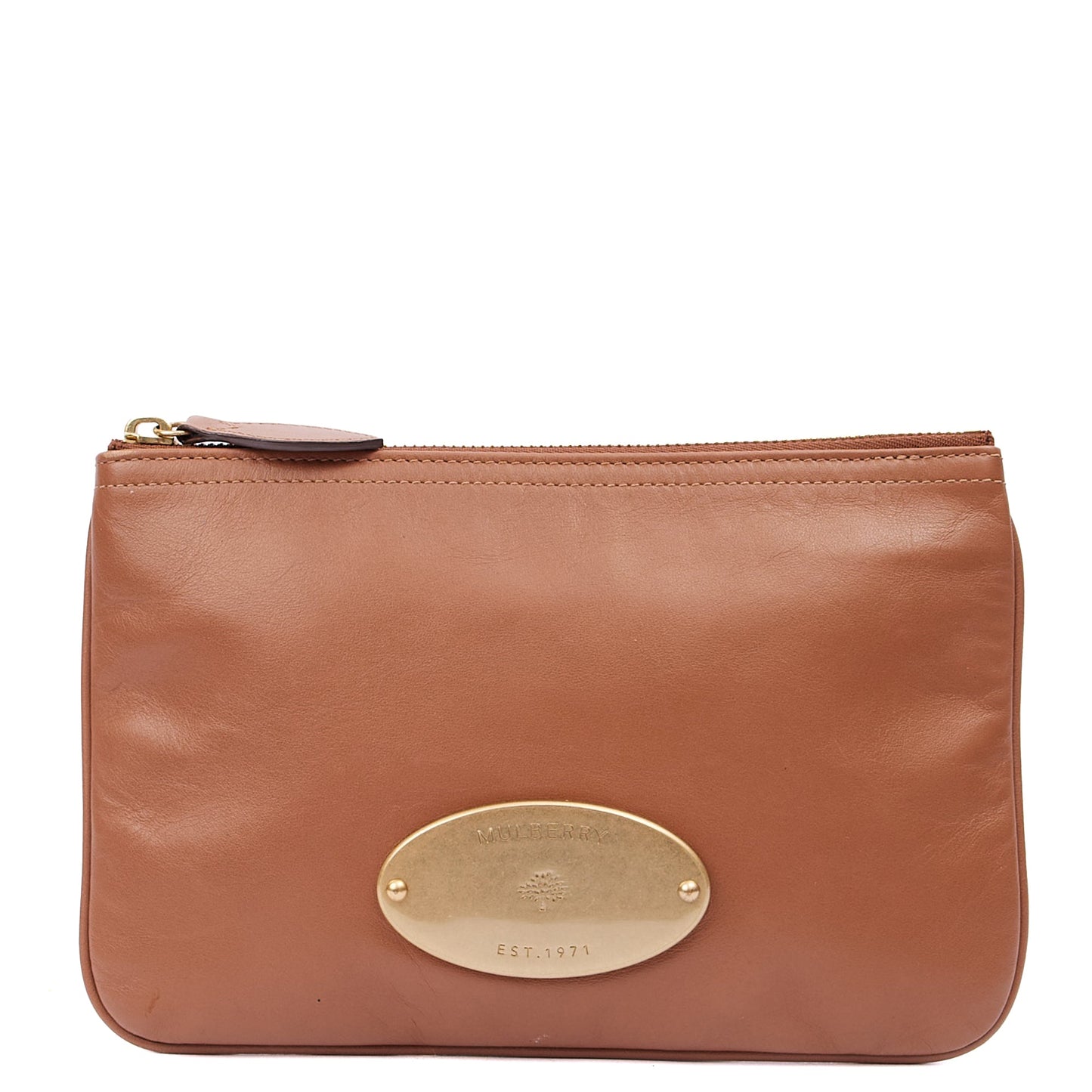Mulberry Clutch Clutch in Oak, Leather — Alternate View 7
