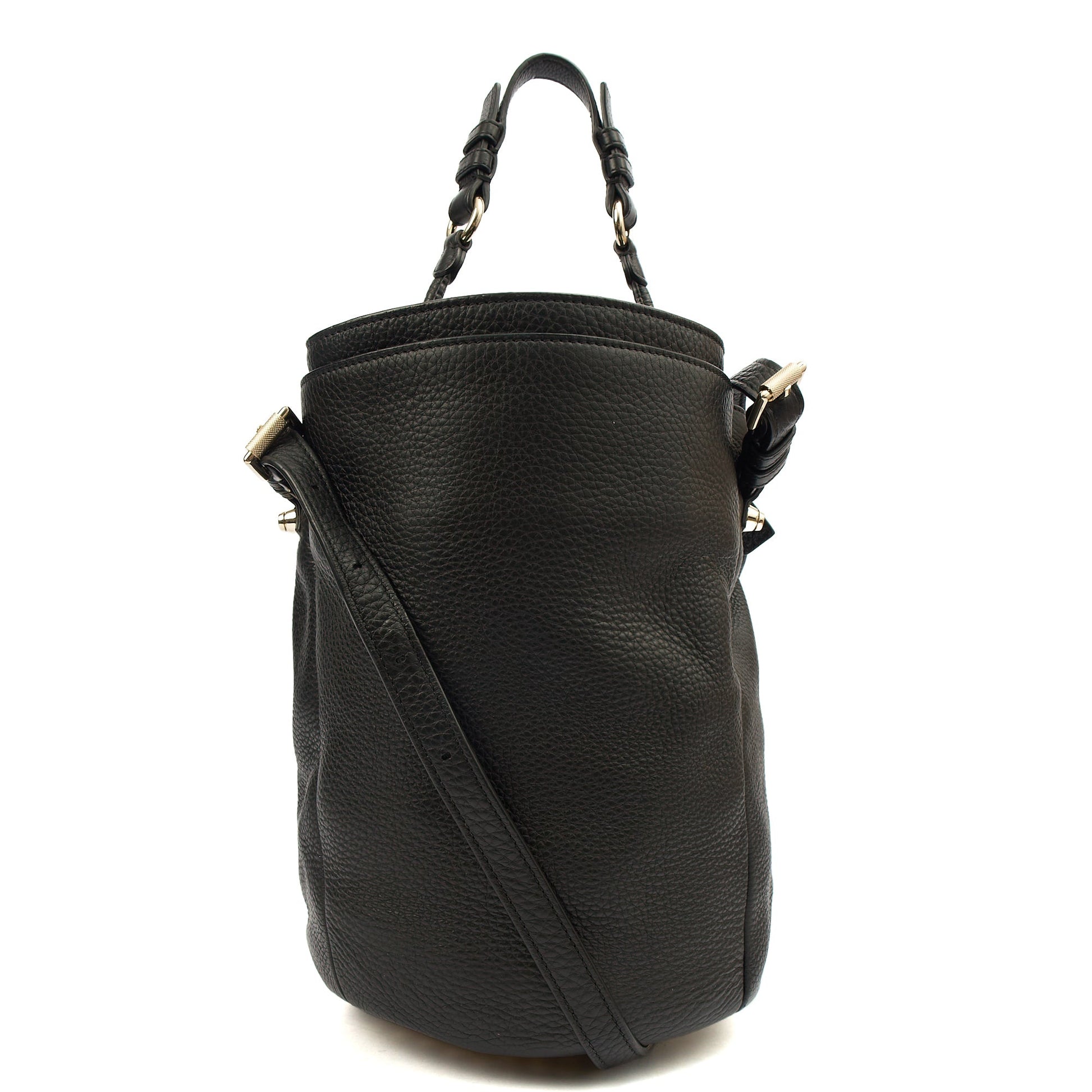 Alexander Wang Bucket Bag Diego Bucket Bag in Black, Leather — Back View