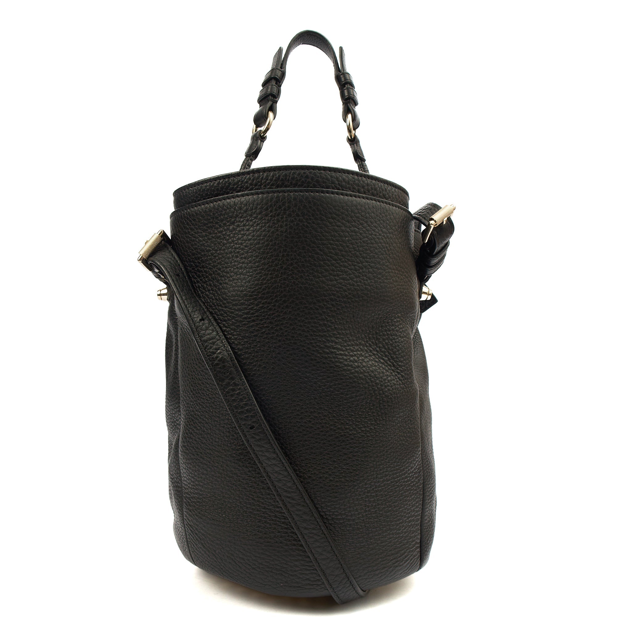 Alexander Wang Bucket Bag Diego Bucket Bag in Black, Leather — Back View