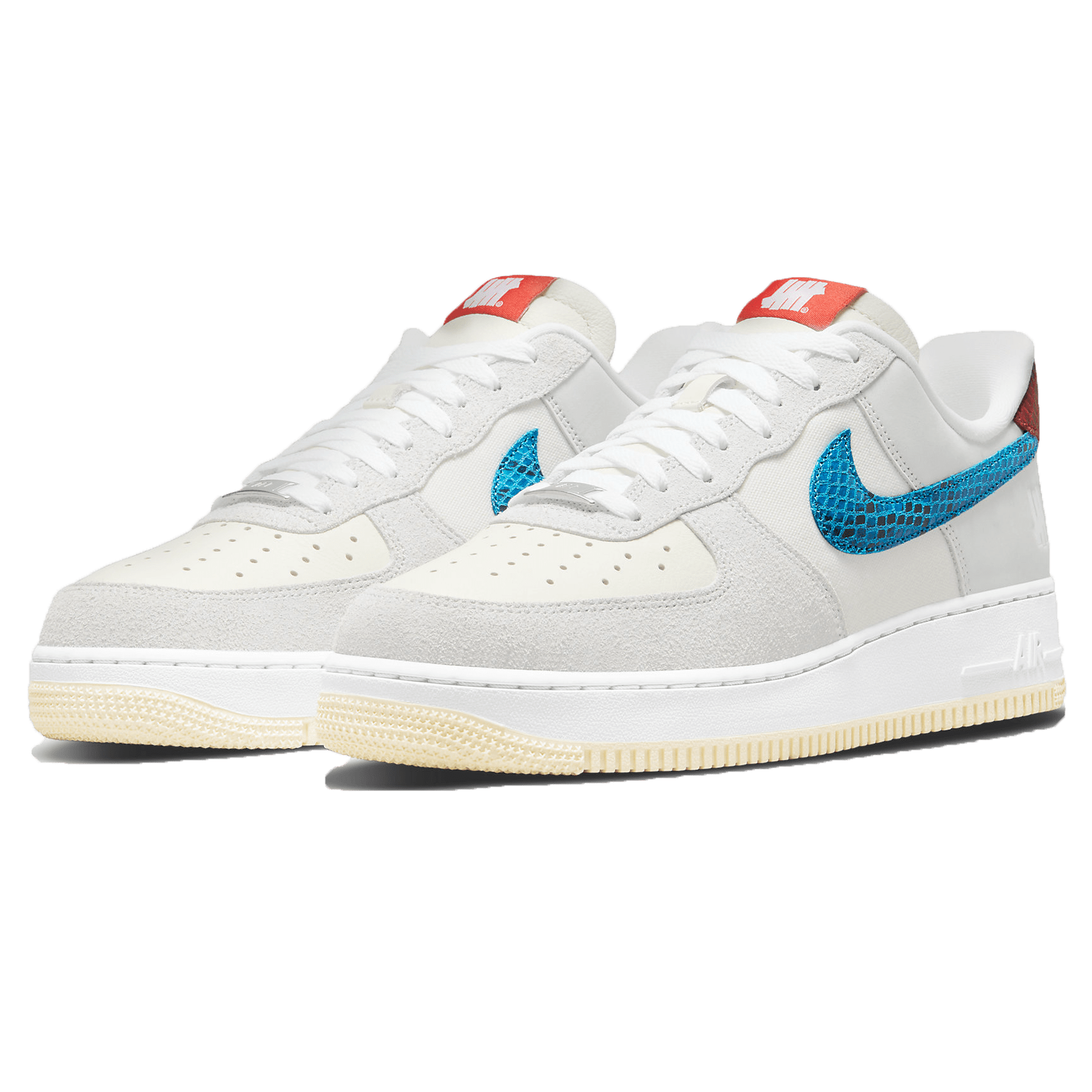 Undefeated x Nike Air Force 1 Low '5 On It' — UK 3 | EU 35.5 | US 3.5 — Side View