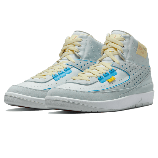 Union LA x Air Jordan 2 Retro SP 'Grey Fog' — UK 3 | EU 35.5 | US 3.5 — Side View