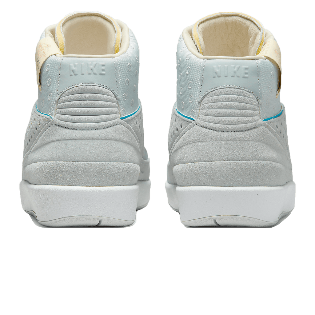 Union LA x Air Jordan 2 Retro SP 'Grey Fog' — UK 3 | EU 35.5 | US 3.5 — Back View
