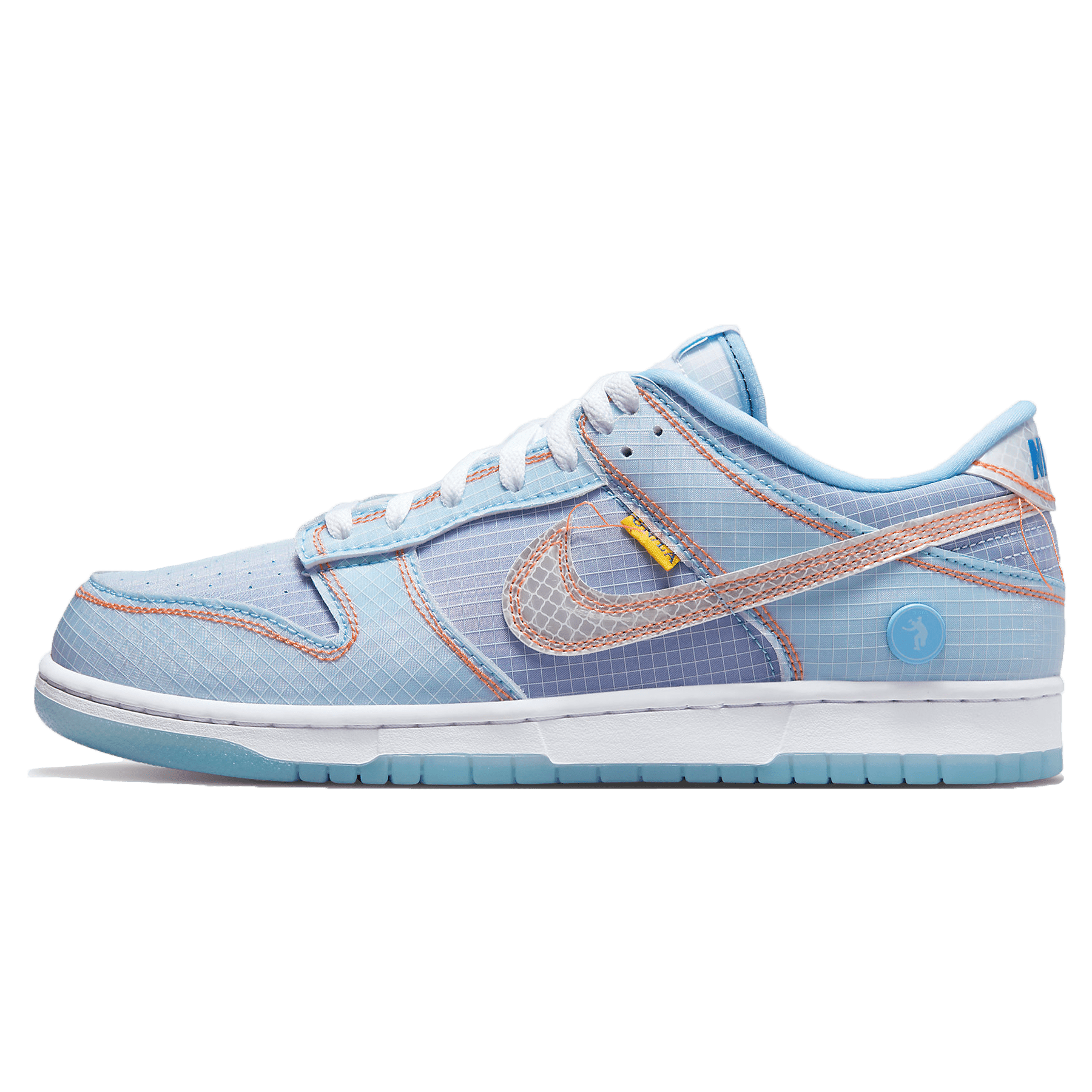 Union LA x Dunk Low 'Passport Pack - Argon' — UK 3 | EU 35.5 | US 3.5 — Front View