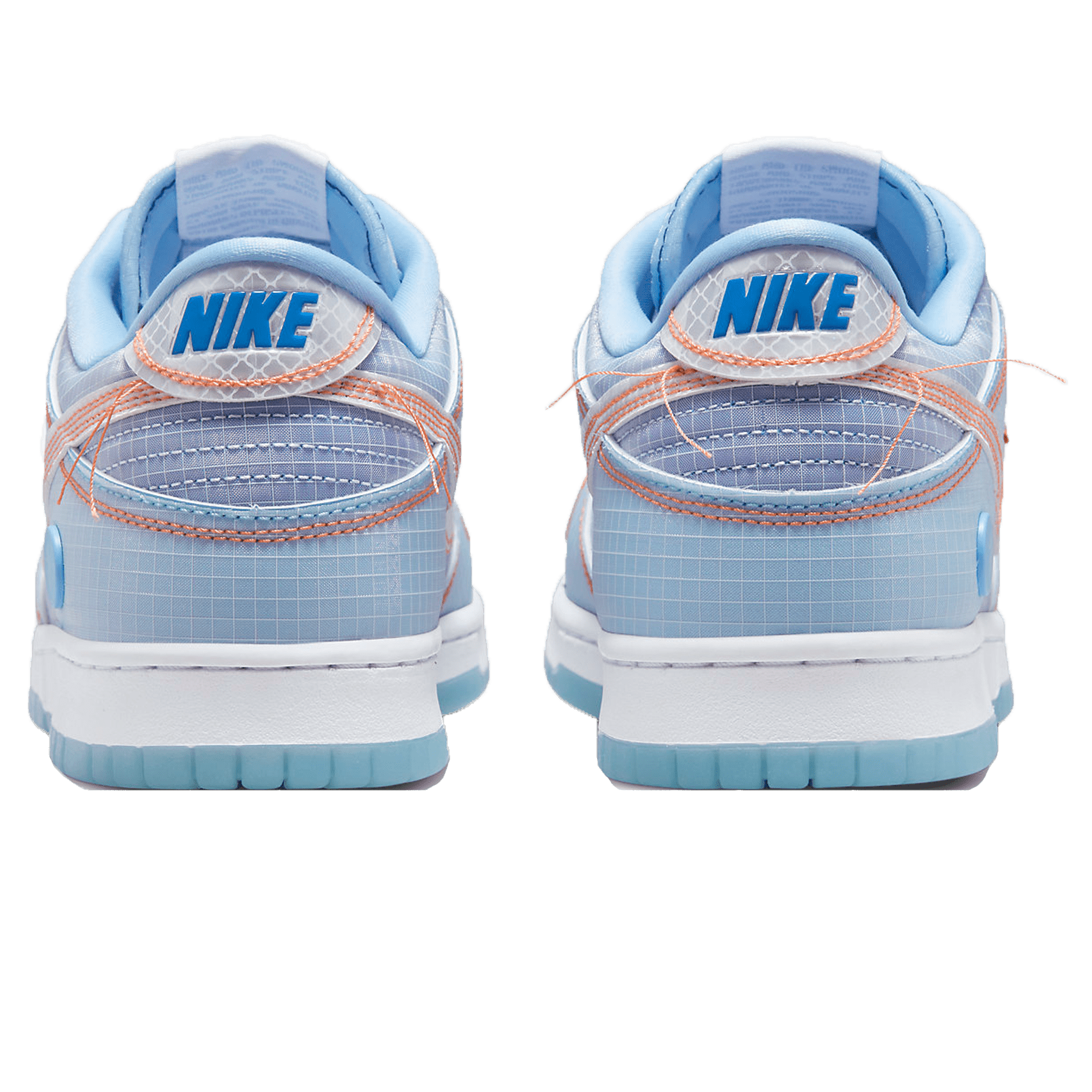 Union LA x Dunk Low 'Passport Pack - Argon' — UK 3 | EU 35.5 | US 3.5 — Back View