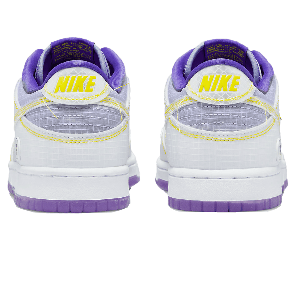 Union LA x Nike Dunk Low 'Passport Pack - Court Purple' — UK 3 | EU 35.5 | US 3.5 — Back View