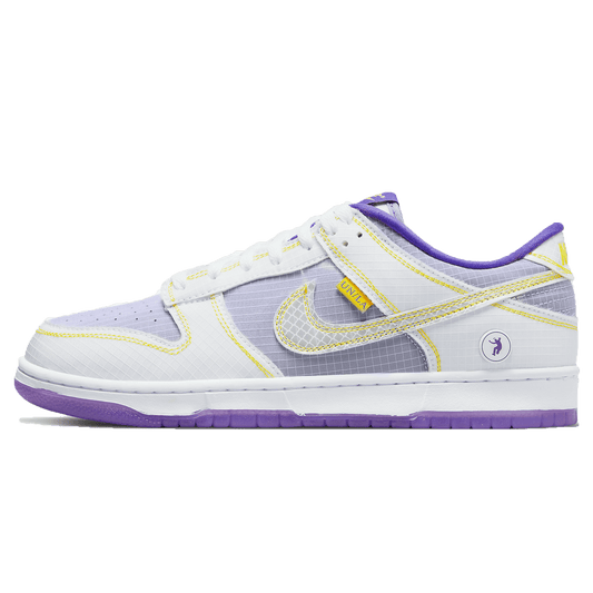Union LA x Nike Dunk Low 'Passport Pack - Court Purple' — UK 3 | EU 35.5 | US 3.5 — Front View