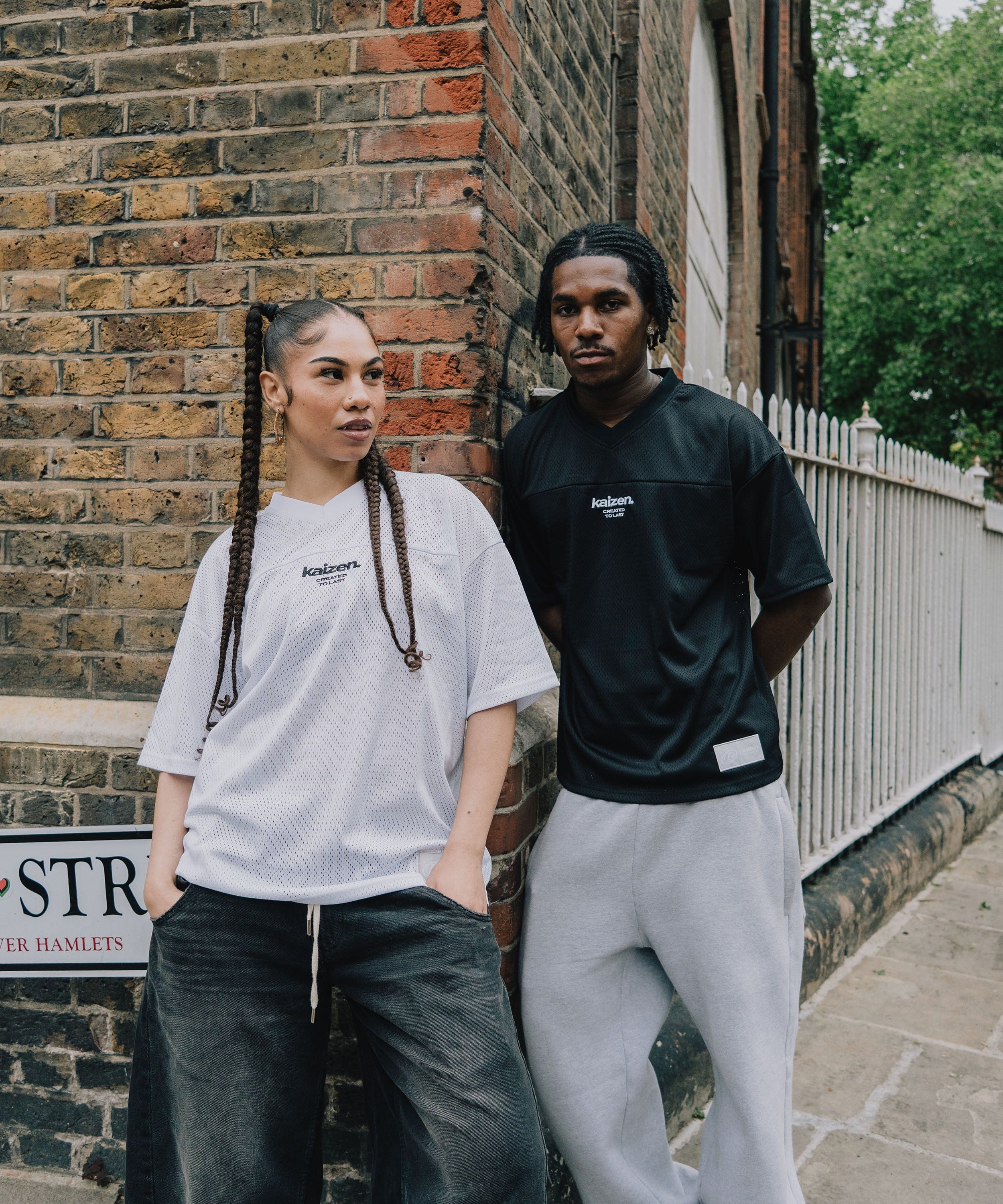 KAIZEN MARKET BLACK MESH JERSEY — XS — Back View