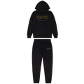 Trapstar Chenille Decoded Hooded Tracksuit-Black Camo Military Edition — XXS — Front View