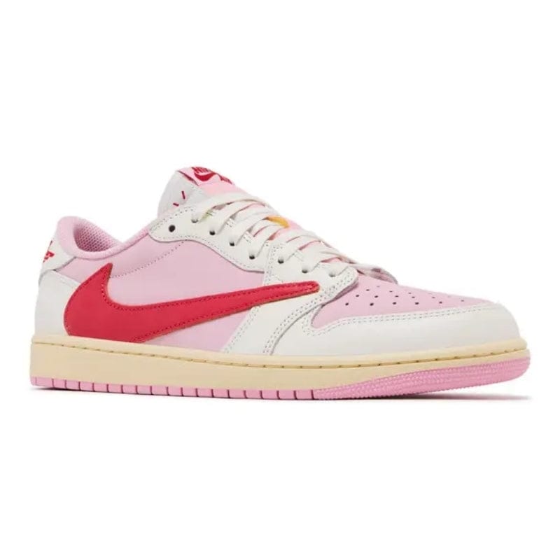 Travis Scott x Air Jordan 1 Retro Low OG 'Sail Tropical Pink' — UK 3.5 — Side View