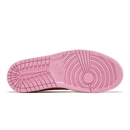 Travis Scott x Air Jordan 1 Retro Low OG 'Sail Tropical Pink' — UK 3.5 — Top View