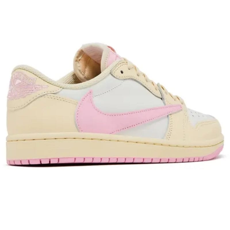 Travis Scott x Air Jordan 1 Retro Low OG 'Shy Pink' — UK 3.5 — Back View
