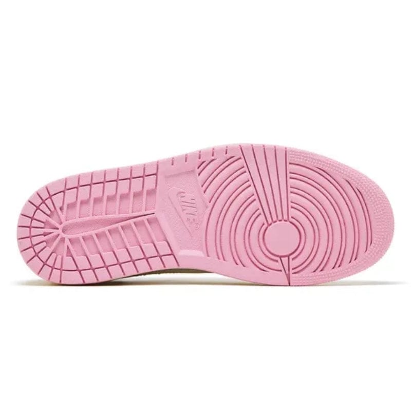 Travis Scott x Air Jordan 1 Retro Low OG 'Shy Pink' — UK 3.5 — Top View