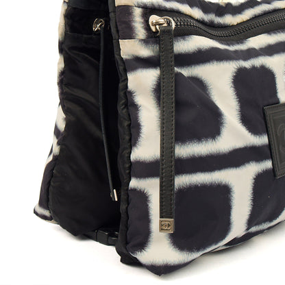 Chanel Shoulder Bag Round Messenger Bag  in Black, Fabric — Alternate View 9
